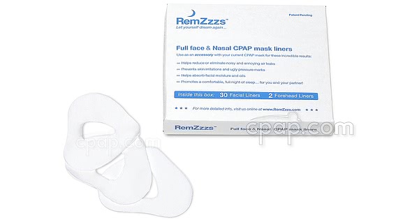 Remzzzs Full Face Cpap Mask Liners 30 Day Supply 0455